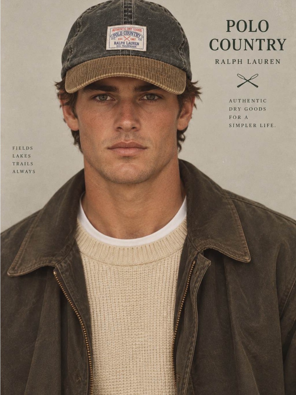 Olive & Brown Corduroy Baseball Cap - Picture 2 of 7